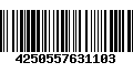 Código de Barras 4250557631103