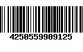 Código de Barras 4250559909125