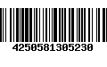 Código de Barras 4250581305230