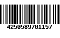 Código de Barras 4250589701157