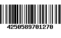 Código de Barras 4250589701270