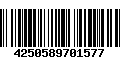 Código de Barras 4250589701577