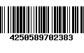 Código de Barras 4250589702383