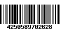 Código de Barras 4250589702628