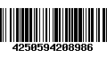 Código de Barras 4250594208986