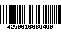 Código de Barras 4250616680400