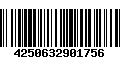 Código de Barras 4250632901756