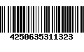 Código de Barras 4250635311323