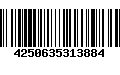 Código de Barras 4250635313884