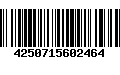 Código de Barras 4250715602464