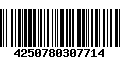 Código de Barras 4250780307714