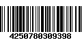 Código de Barras 4250780309398