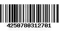 Código de Barras 4250780312701