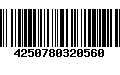 Código de Barras 4250780320560