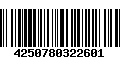 Código de Barras 4250780322601