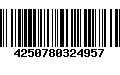 Código de Barras 4250780324957