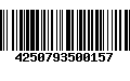 Código de Barras 4250793500157