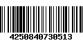 Código de Barras 4250840730513