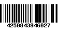 Código de Barras 4250843946027