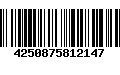 Código de Barras 4250875812147