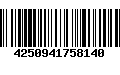 Código de Barras 4250941758140