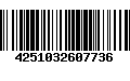 Código de Barras 4251032607736