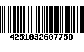 Código de Barras 4251032607750