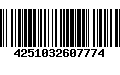 Código de Barras 4251032607774