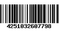 Código de Barras 4251032607798