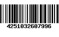 Código de Barras 4251032607996