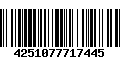 Código de Barras 4251077717445