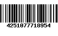 Código de Barras 4251077718954