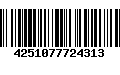 Código de Barras 4251077724313