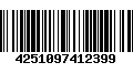 Código de Barras 4251097412399