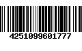 Código de Barras 4251099601777