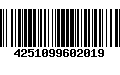 Código de Barras 4251099602019