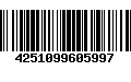 Código de Barras 4251099605997