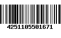 Código de Barras 4251105501671