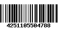 Código de Barras 4251105504788