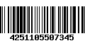 Código de Barras 4251105507345