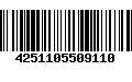 Código de Barras 4251105509110