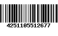 Código de Barras 4251105512677