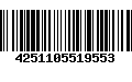 Código de Barras 4251105519553