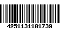 Código de Barras 4251131101739