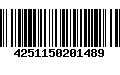 Código de Barras 4251150201489