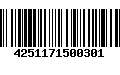 Código de Barras 4251171500301