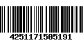 Código de Barras 4251171505191