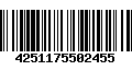 Código de Barras 4251175502455