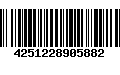 Código de Barras 4251228905882