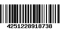 Código de Barras 4251228918738